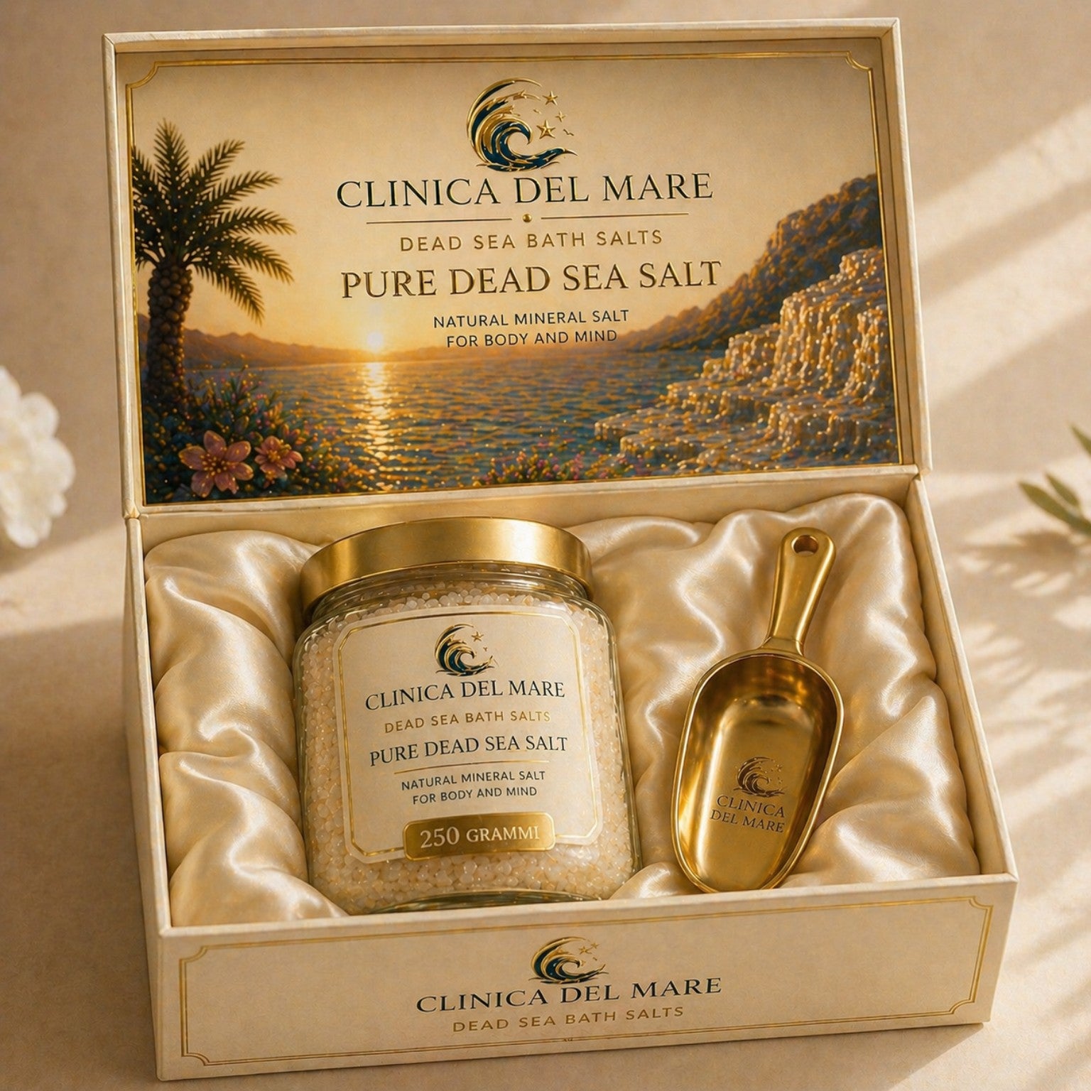 Clinica del Mare Pure Dead Sea Salt confezione regalo luxury
